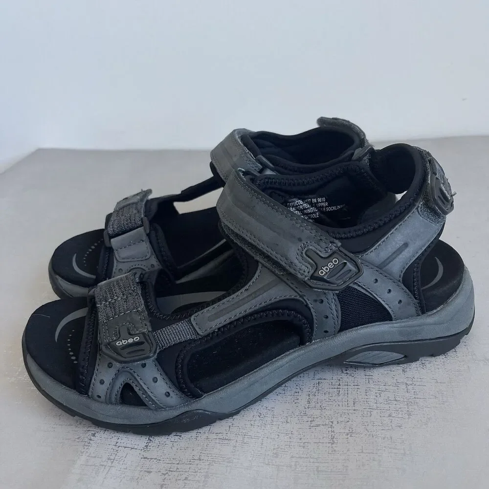 ABEO Cayucos Men's Sandals Size 8 N  B.I.O. System Adjustable Sport Comfort Open